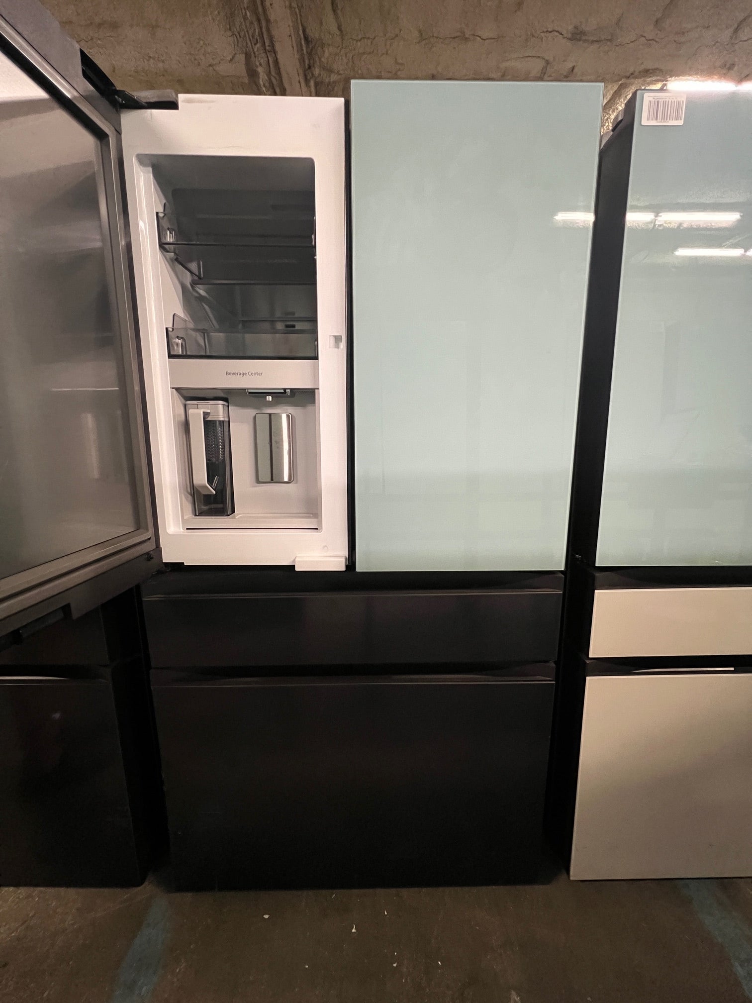 Samsung BESPOKE 23 cu. Counter Depth ft. 4-Door Blue & Black